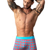 Man Wearing Male Power So Comfy Gingham Boxer Brief Front