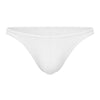 White Fizx SleekLine Rayon Thong With Plus Pouch on a white background