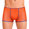 Orange Pride Mesh Gossammer Trunk, Men's Low Rise Underwear