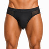 Man Wearing Tartarus Sheer Mesh Brief, Men's See-Through Underwear on a White Background