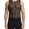 Tartarus Stretch Mesh Sleeveless Top