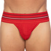Undergear Fizx Judd Solid Knit Jockstrap, Men's Athletic Underwear Red