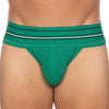Undergear Fizx Judd Solid Knit Jockstrap, Men's Athletic Underwear Green