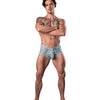 Male Power Marble Mesh Micro Mini Short