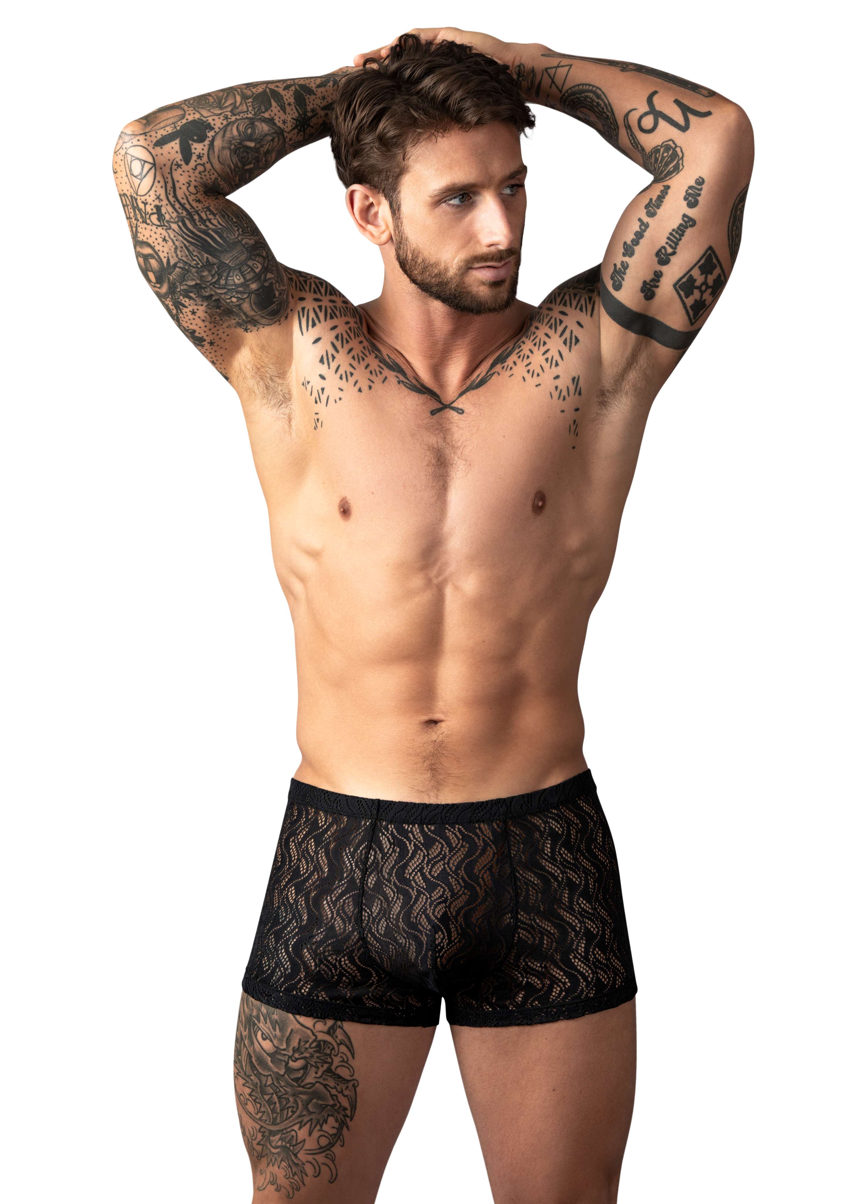 Male Power Ripple Pouch Short