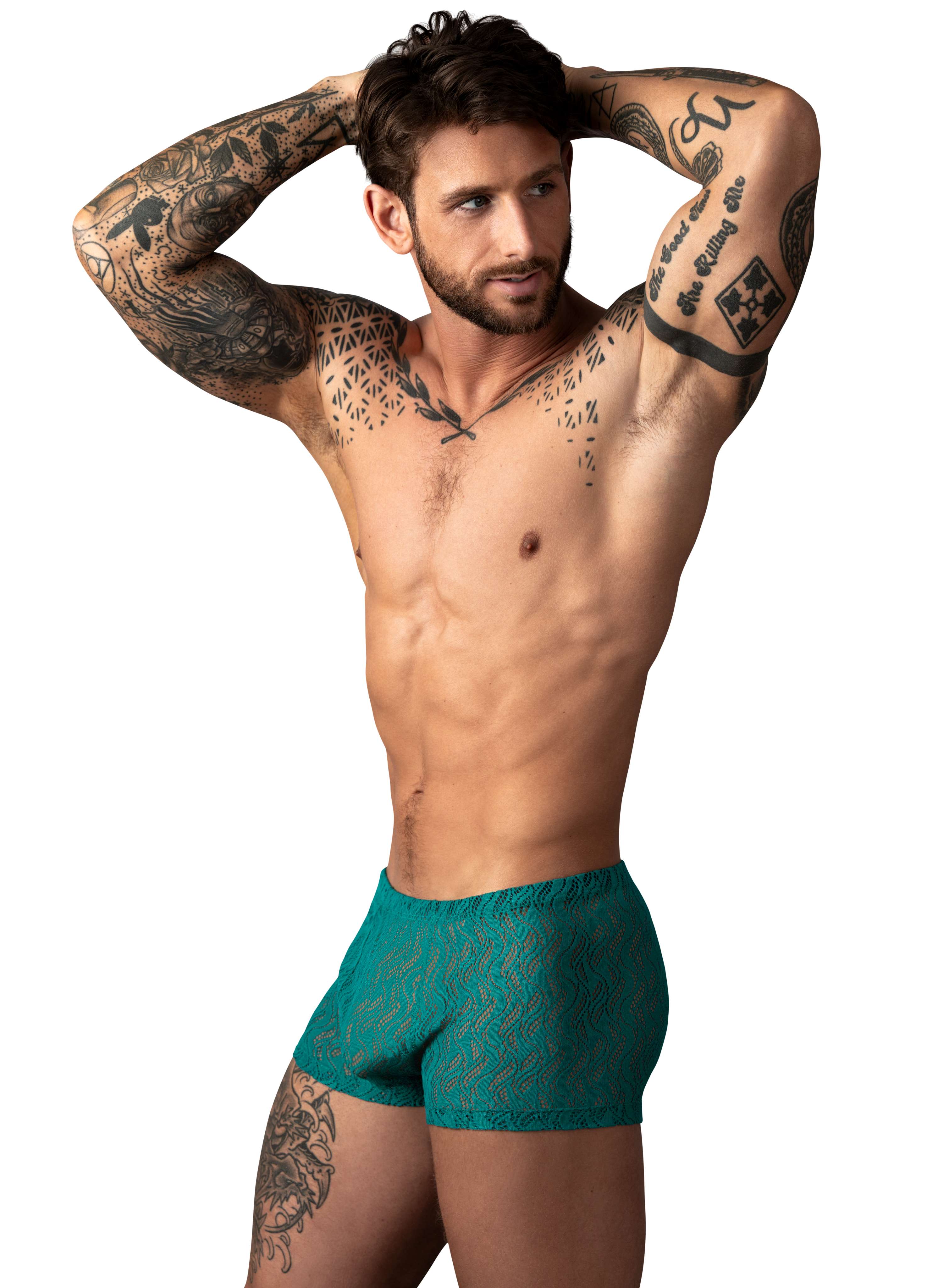 Male Power Ripple Pouch Short