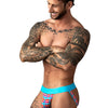 Man Wearing Male Power So Comfy Gingham Jock Front