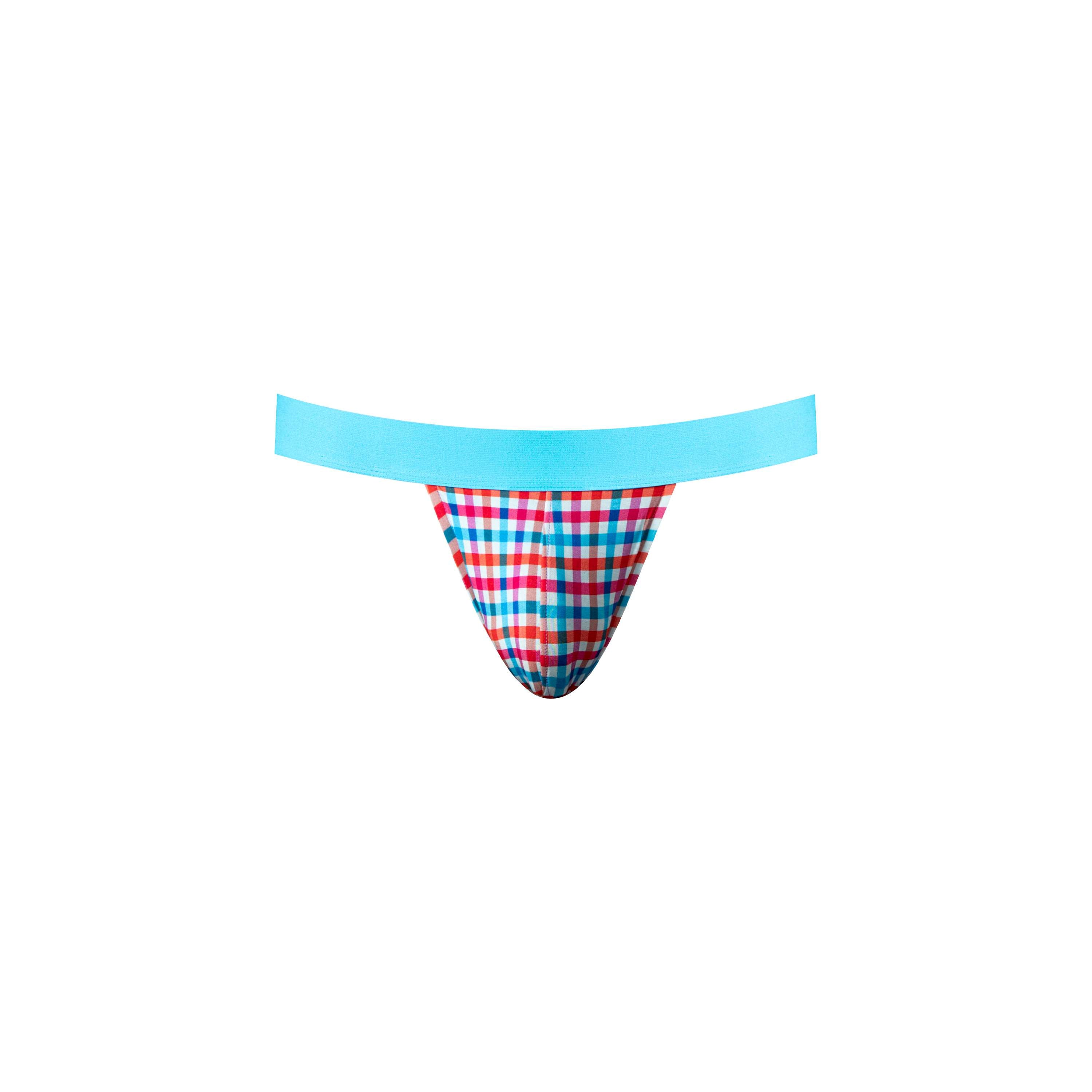 Male Power So Comfy Gingham Jock