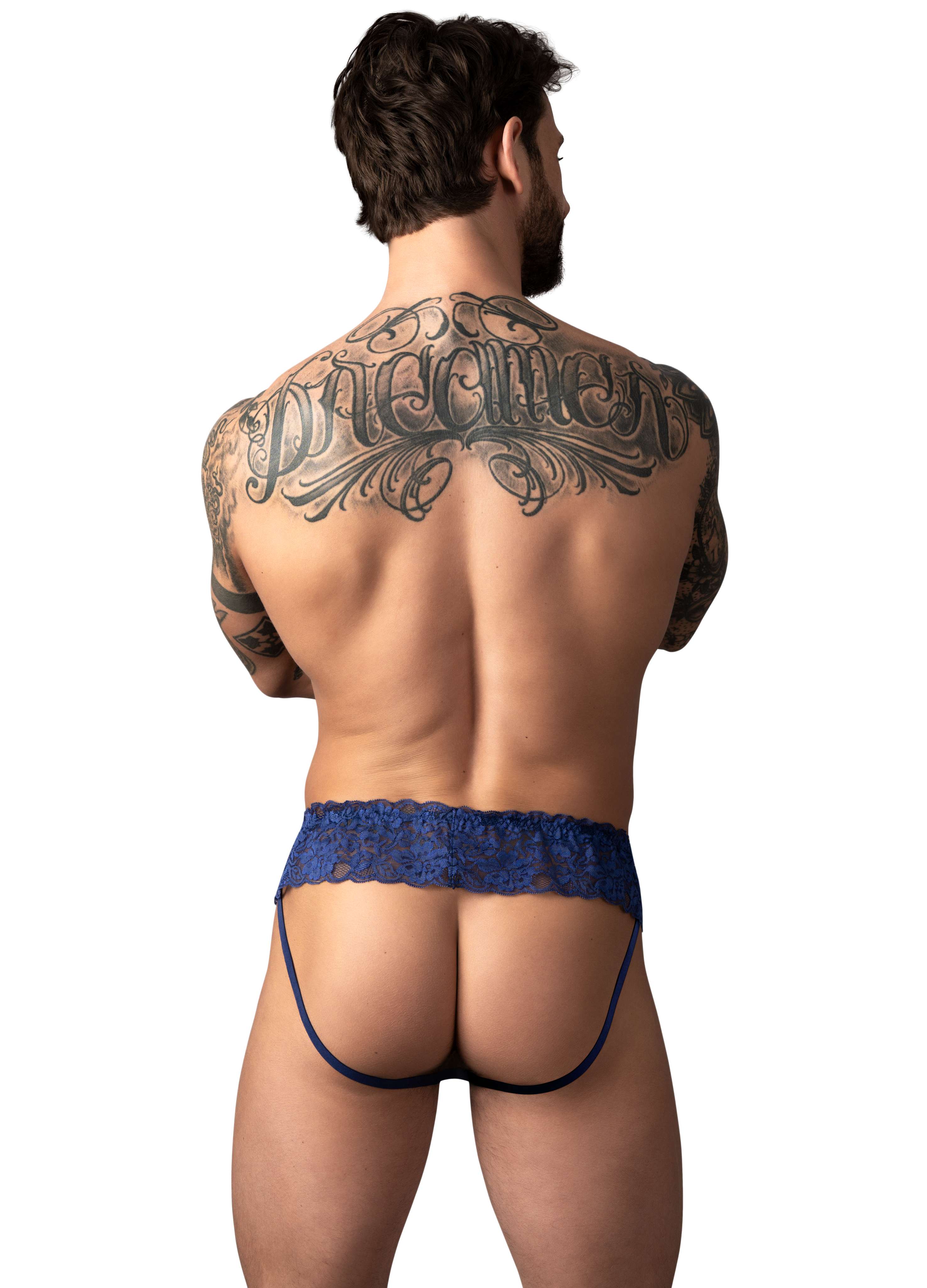 Male Power Sassy Lace Skirt Jock