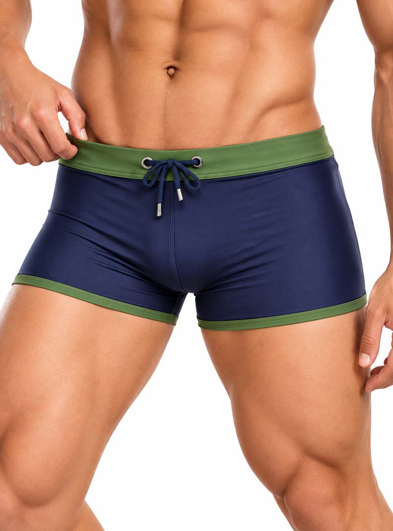 Allen Square Trunk, Quick-Drying Men's Swimwear