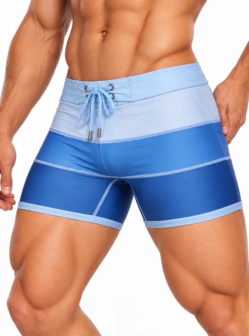 Brad's Blue Trunk, Men's Swimwear