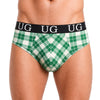 Cozy Country Style Plaids Fit Brief