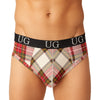 Cozy Country Style Plaids Fit Brief
