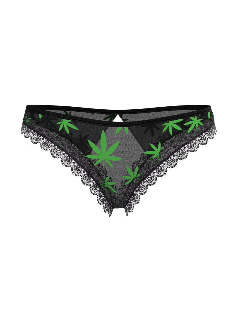 Crotchless Panty w/ Open Back