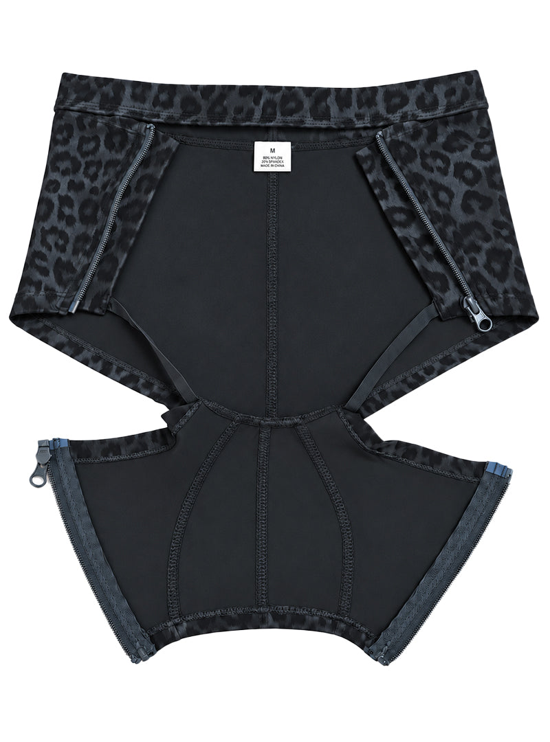 Cutout Zip Trunk