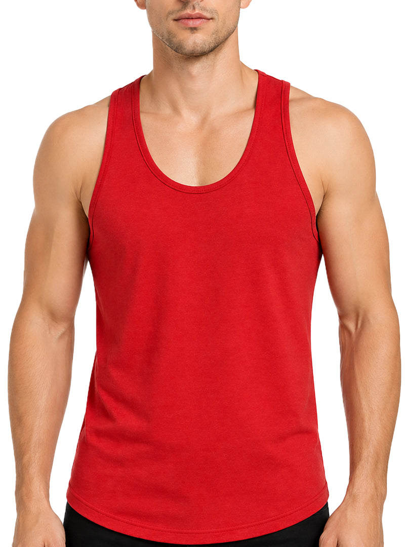 Fizx Tank Top, Men's Breathable Workout Tank Red