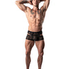 MALE POWER LUCIFER LACE CUTOUT SHORT