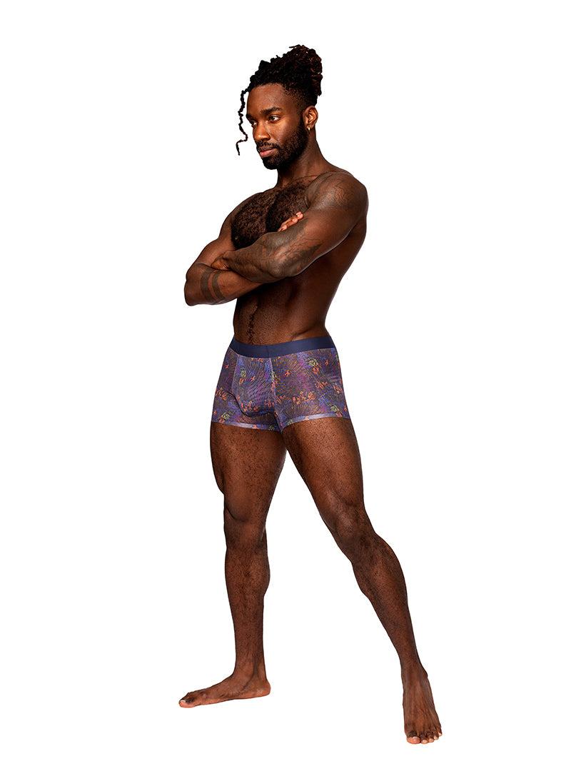 MALE POWER SHEER PRINTS SEAMLESS SHORT