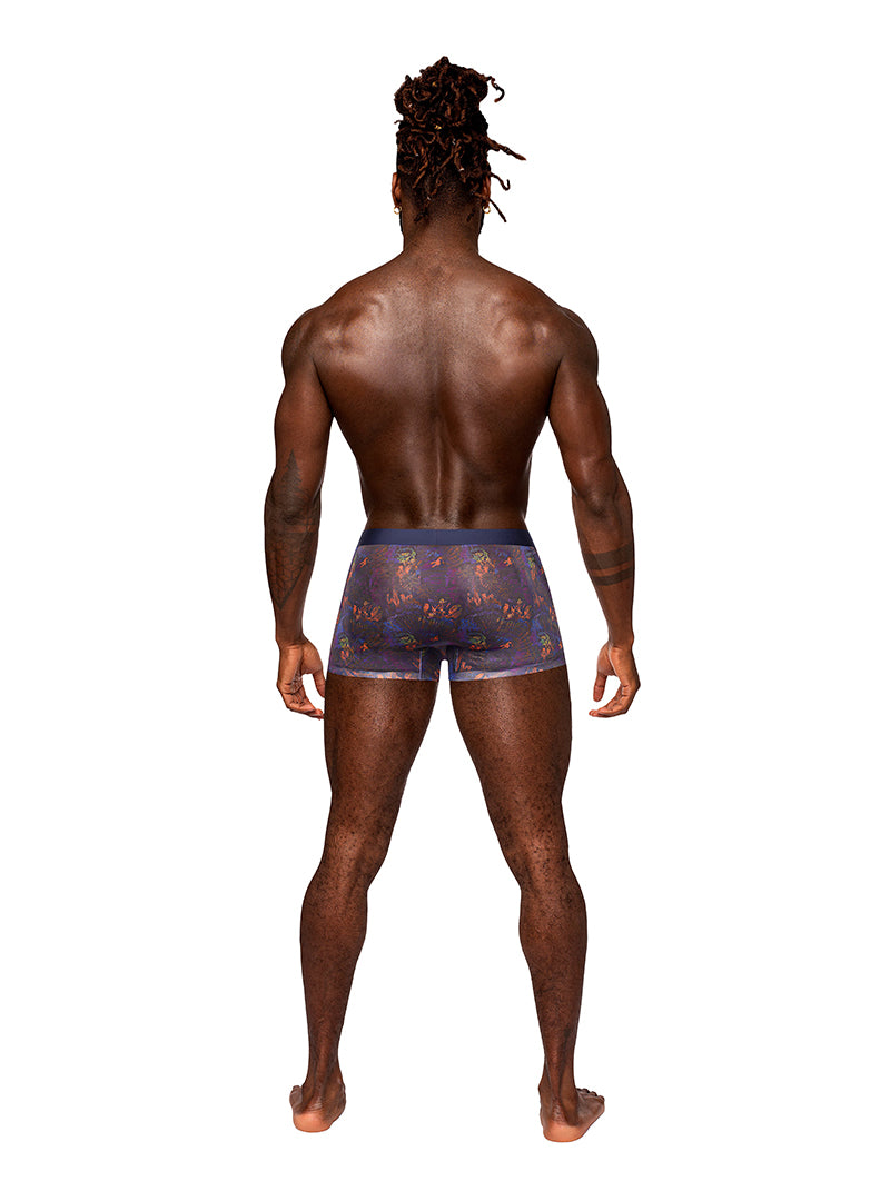 MALE POWER SHEER PRINTS SEAMLESS SHORT
