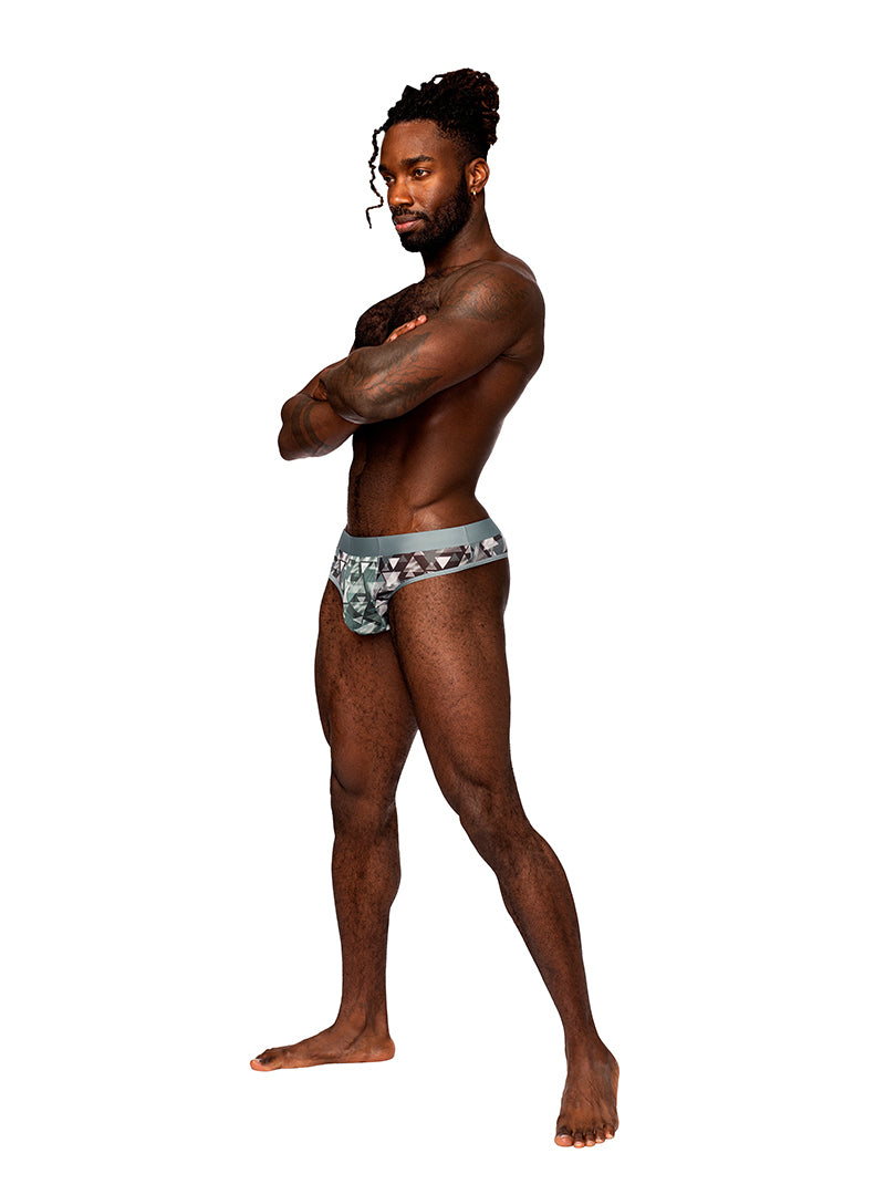 MALE POWER SHEER PRINTS THONG