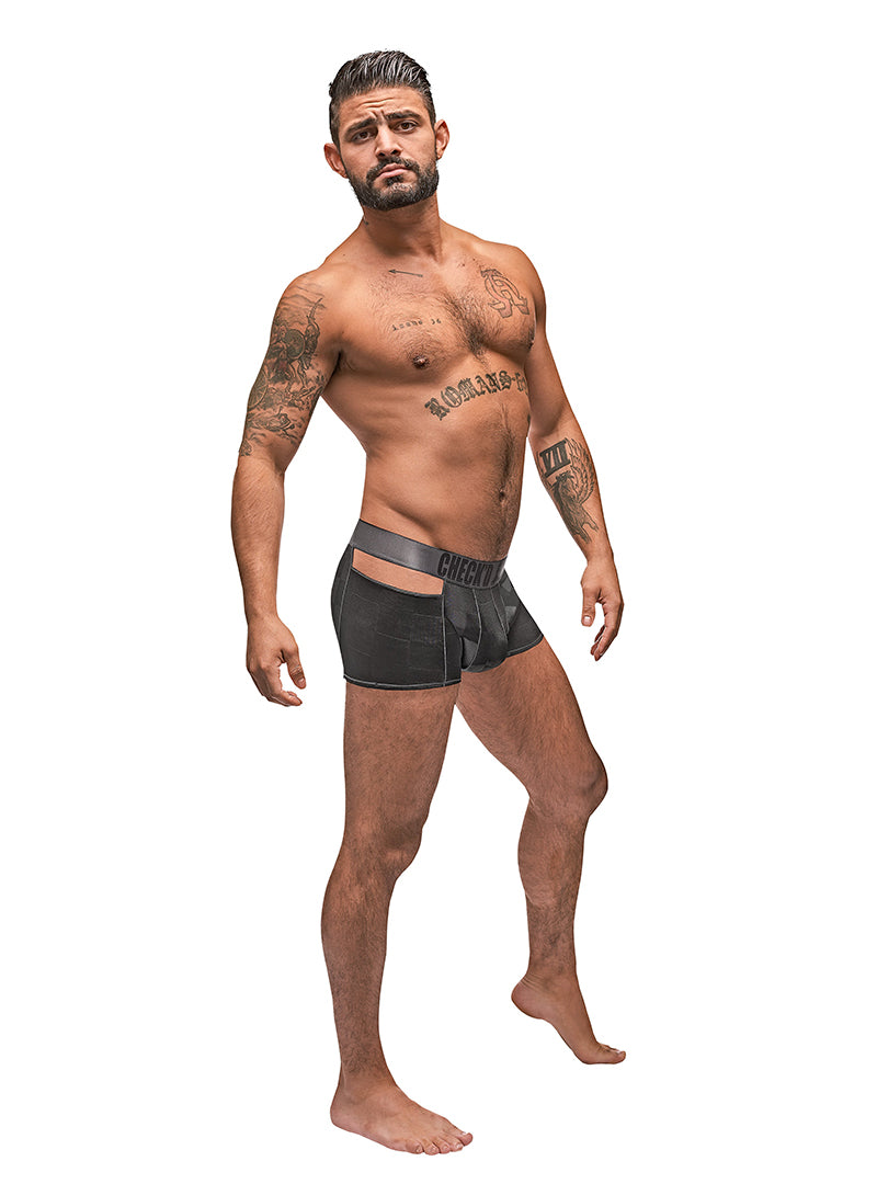Male Power Check'd Mate Cutout Trunk