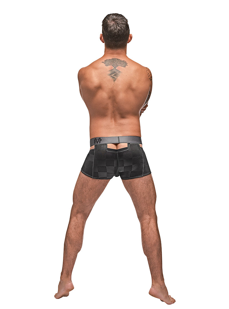 Male Power Check'd Mate Cutout Trunk