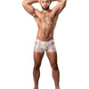 Male Power Cutout Mini Short