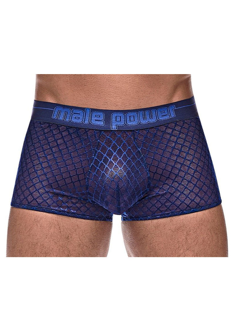 Male Power Diamond Mesh Mini Trunk