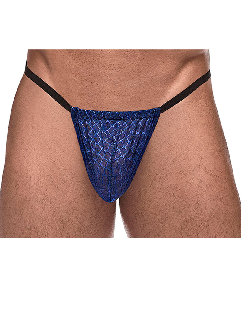 Male Power Diamond Mesh Posing Strap G-String