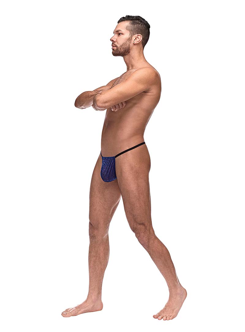 Male Power Diamond Mesh Posing Strap G-String