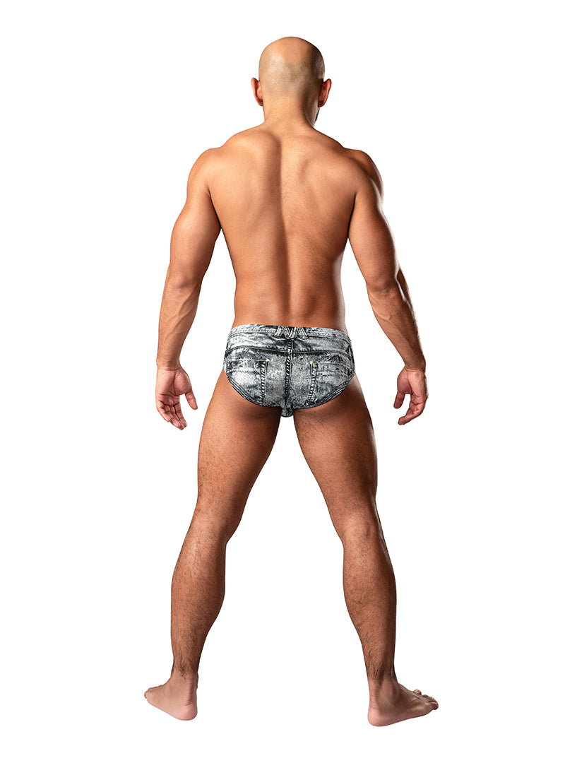 Male Power Dirty Denim Bikini