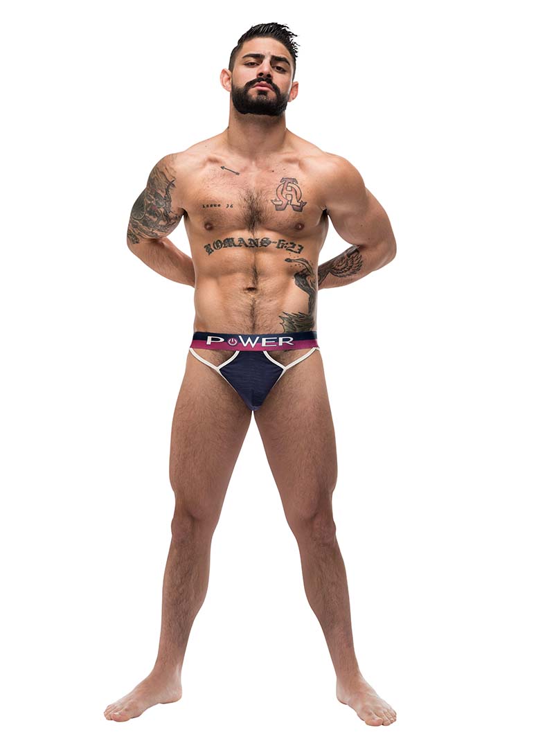 Male Power French Terry Cutout Thong
