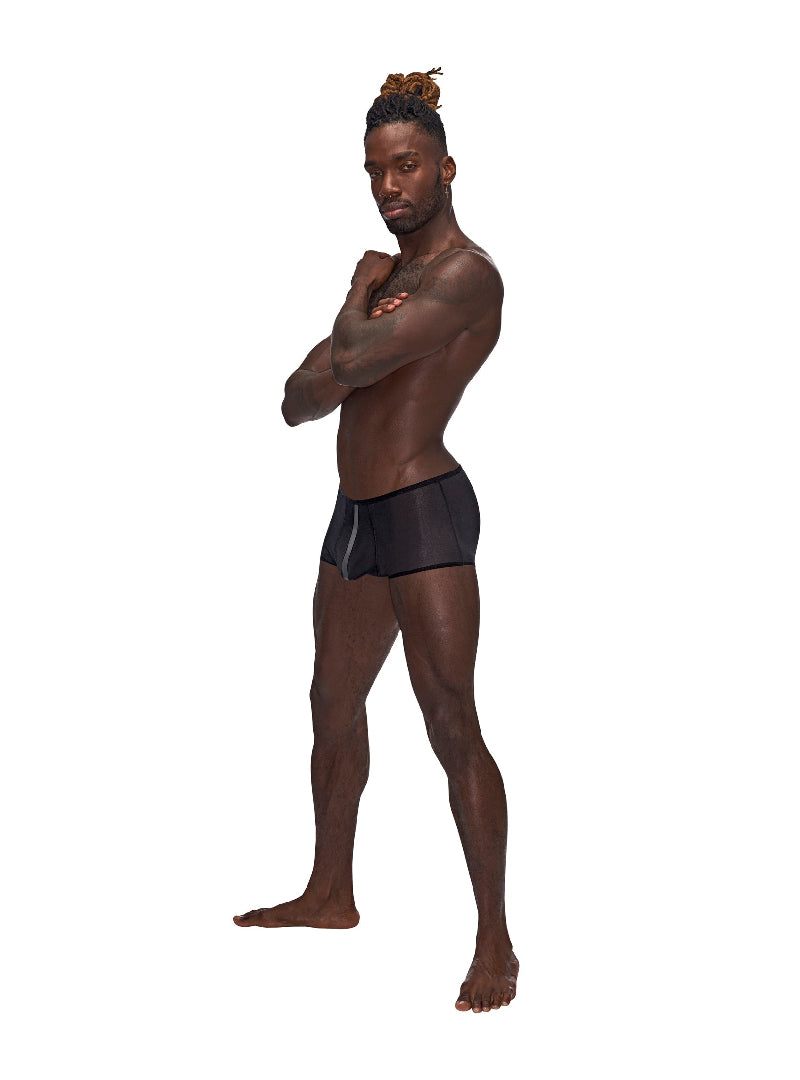 Male Power Landing Strip Mini Short