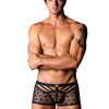 Male Power Love Star Mini Short with Ring