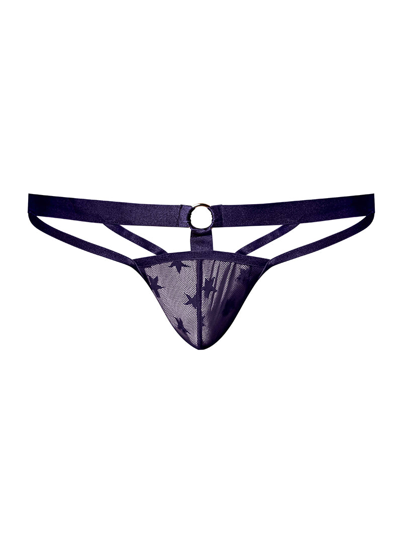 Male Power Love Star Thong with Ring