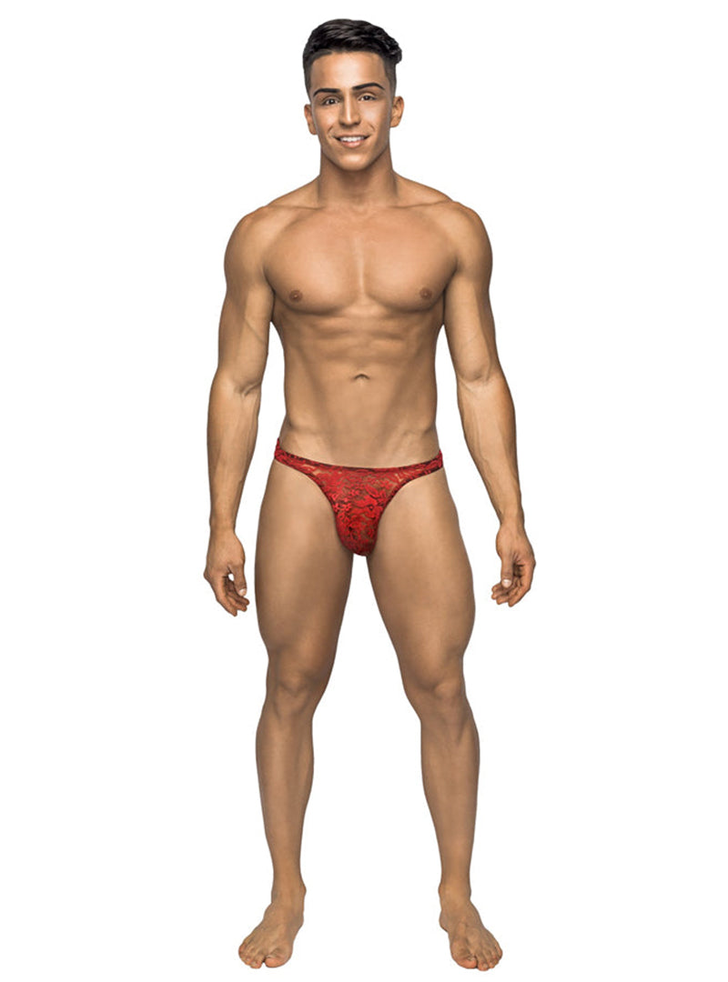 Male Power Stretch Lace Bong Thong