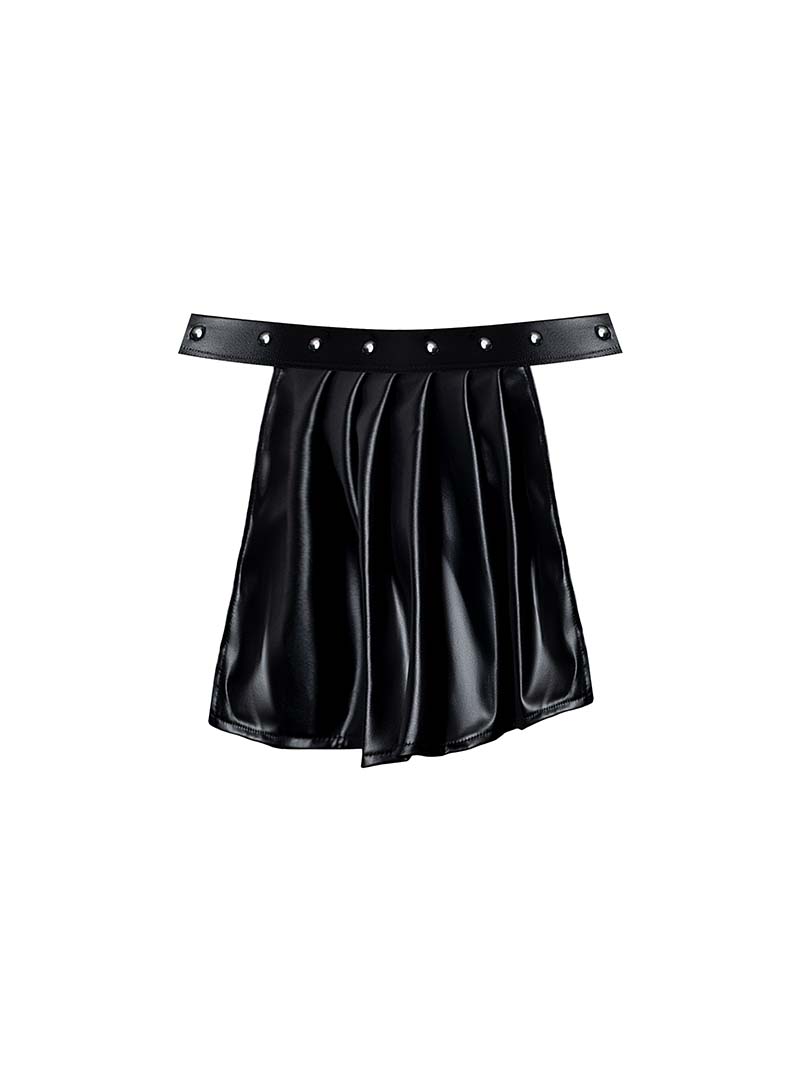 Male Power Fetish Mini Gladiator Skirt