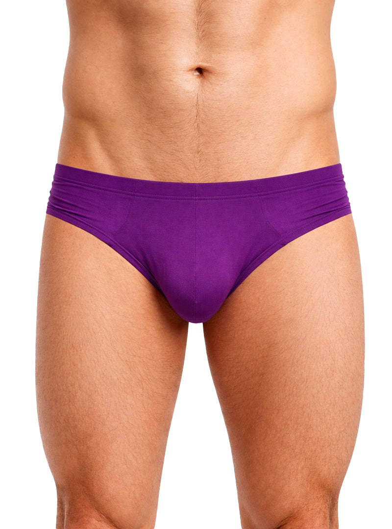 Purple Metro Bunz Low-Rise Boxer, Men's Low Rise Underwear on a white background