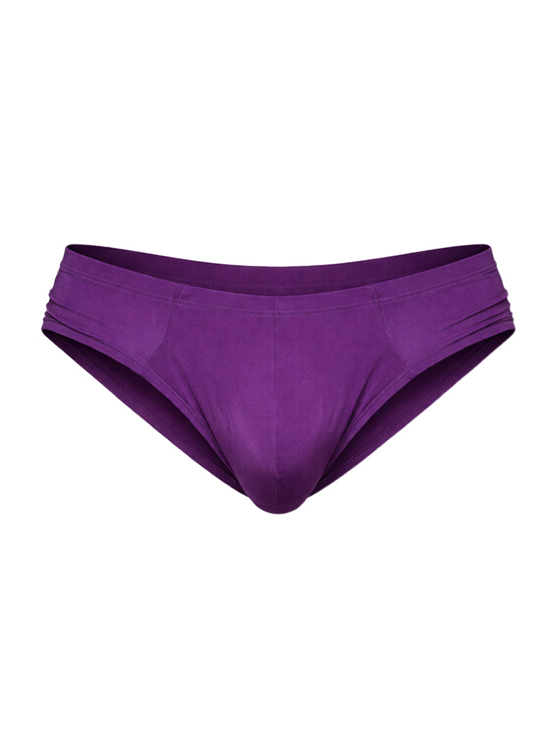 Purple Metro Bunz Low-Rise Boxer, Men's Low Rise Underwear on a white background 2