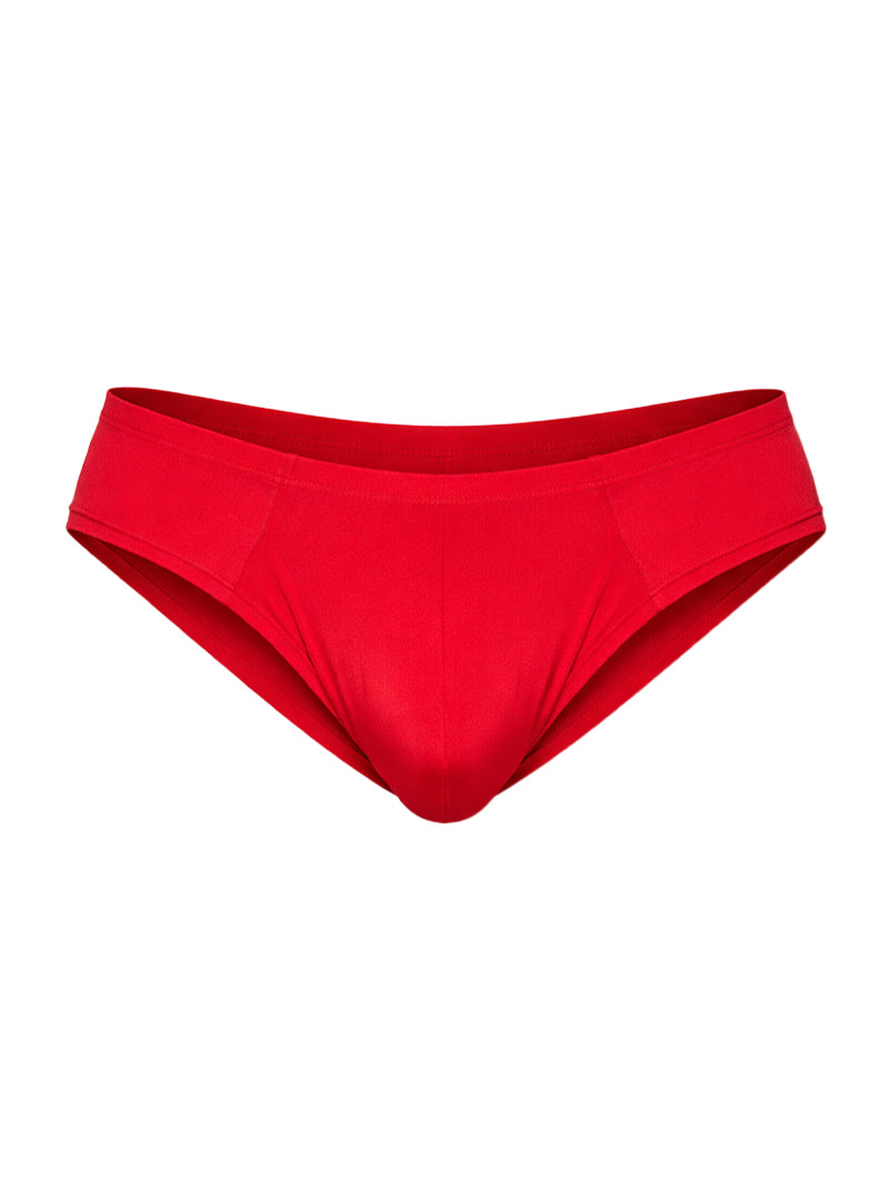 Red Metro Bunz Low-Rise Boxer, Men's Low Rise Underwear on a white background