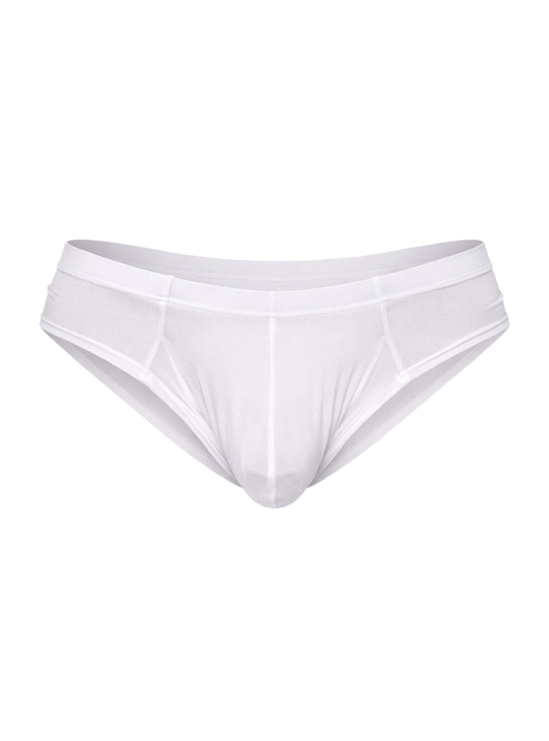 White Metro Bunz Low-Rise Boxer, Men's Low Rise Underwear on a white background