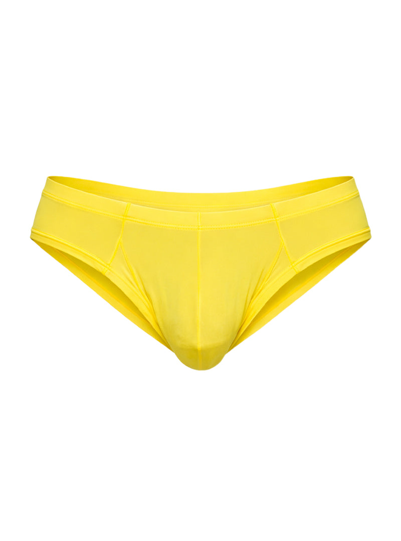 Yellow Metro Bunz Low-Rise Boxer, Men's Low Rise Underwear on a white background