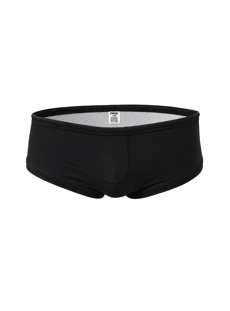 Black Pride Justin Brief, Quick Drying Men's Swimwear Front