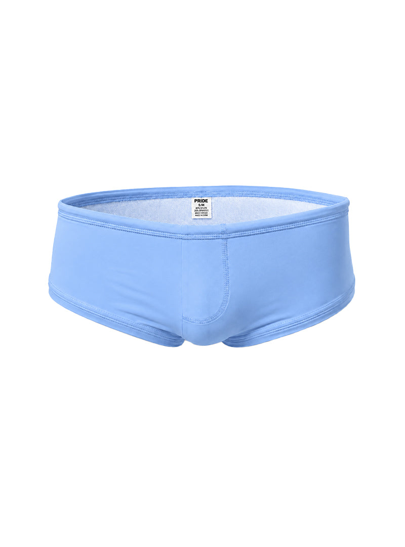 Powder Blue Pride Justin Brief, Quick Drying Men's Swimwear