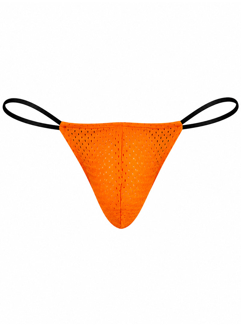 Orange PRIDE MESH G-STRING