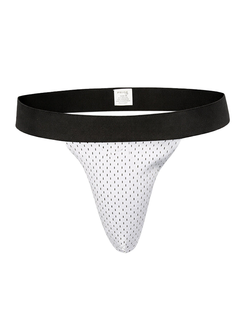 White Pride Mesh Sock, Men's Bold Mesh Underwear