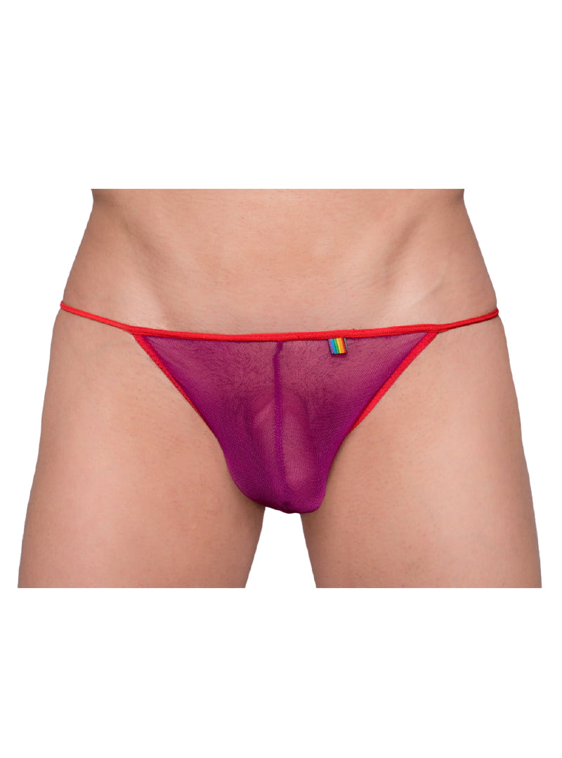 Pride Mesh Gossamer G-String