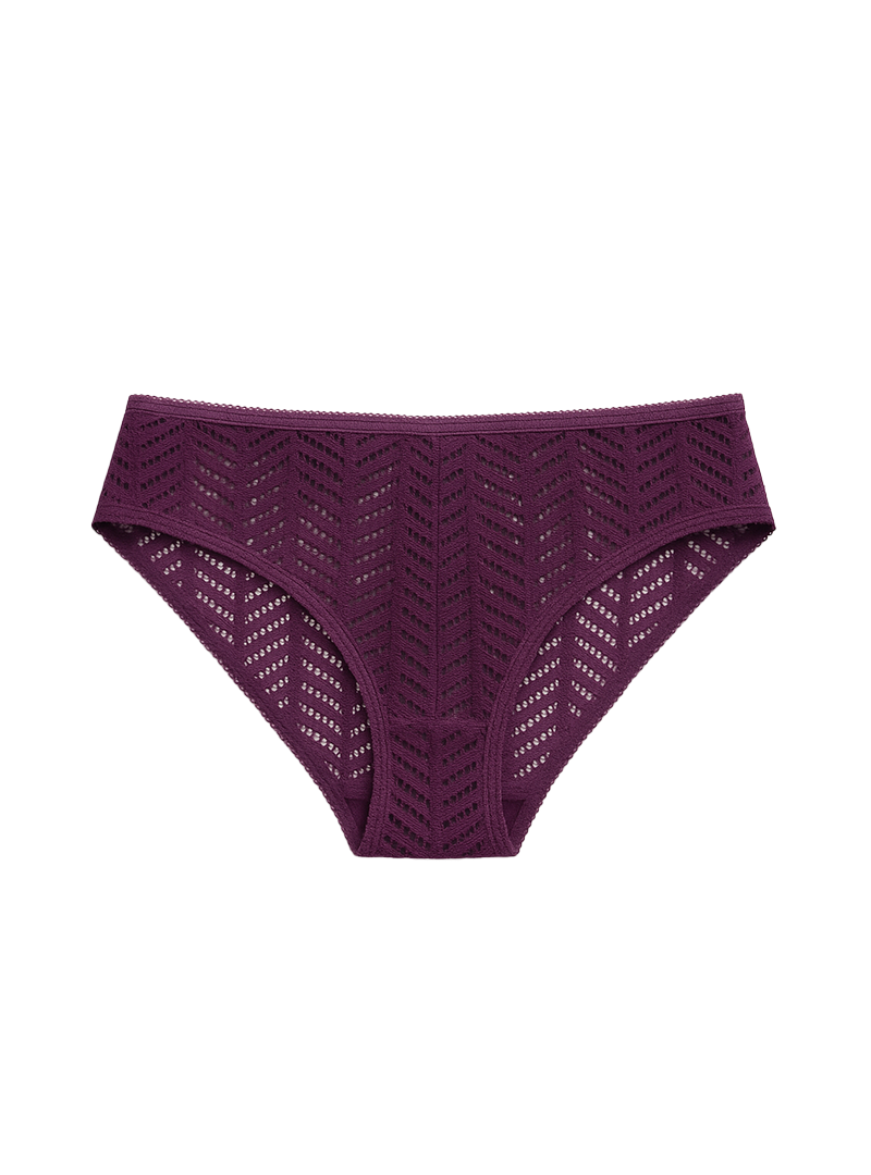 Pink Line Lace Panties