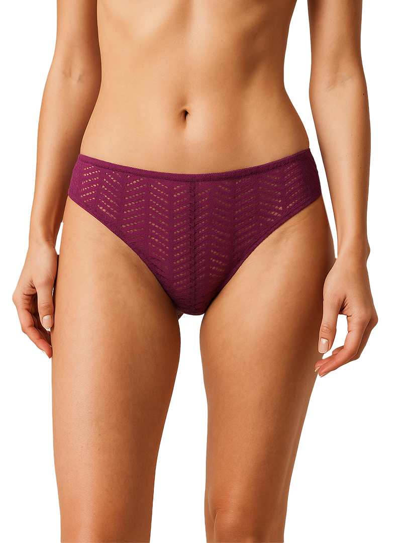 Pink Line Lace Panties