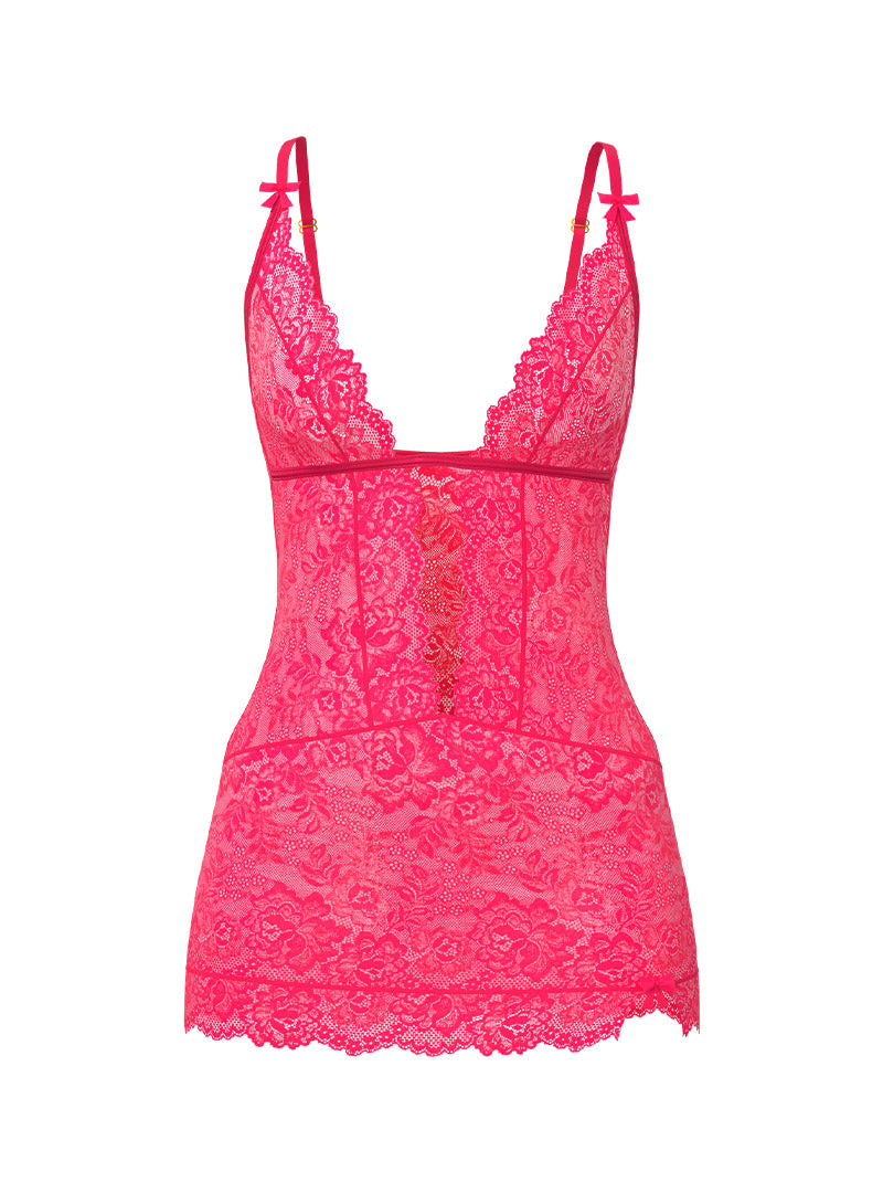 Plunge Chemise & G-Set